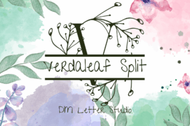 Verdaleaf Split Font