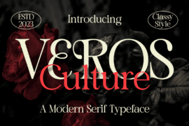 VEROS culture Font