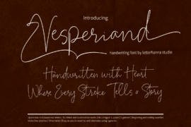 Vesperiand Font