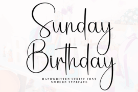 Vibes Birthday Font