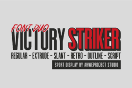 Victory Striker Sans Demo Font