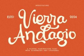 Vierra Adagio Demo Font