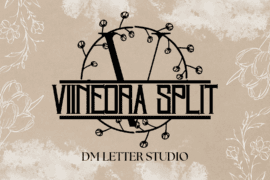 Vineora Split Font