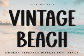 Vintage Beach Font