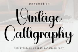 Vintage Calligraphy Font
