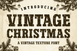 Vintage Christmas Font