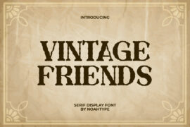 Vintage Friends Demo Font