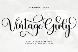 Vintage Girly Font