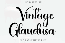 Vintage Glaudusa Font