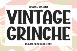 Vintage Grinche Font
