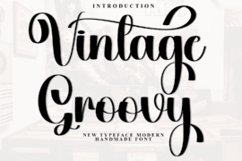 Vintage Groovy Font