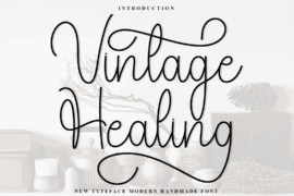 Vintage Healing Font