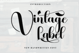 Vintage Label Font