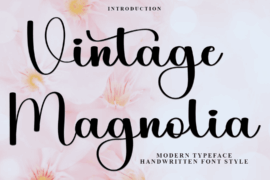 Vintage Magnolia Font