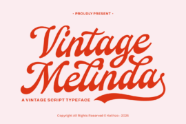 Vintage Melinda Font