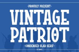 Vintage Patriot Font