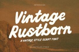Vintage Rustborn Font