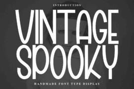 Vintage Spooky Font