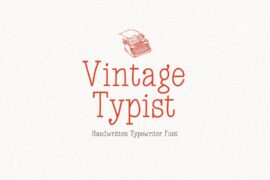 Vintage Typist Font
