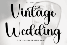 Vintage Wedding Font
