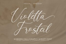 Violetta Frosteil Font Family