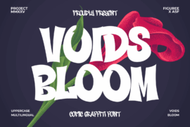 Voids Bloom Font