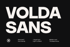 Volda Sans Font