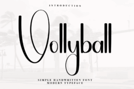 Vollyball Font