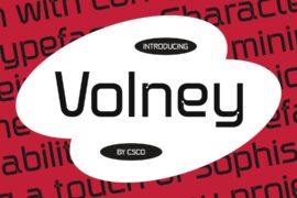 Volney Demo Font