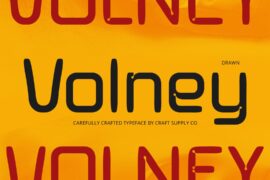 Volney Drawn Demo Font