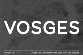 Vosges Font Family