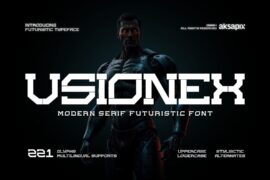 Vsionex Font