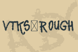 VTKS-ROUGH Font