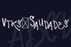 Vtks-Saudades Font