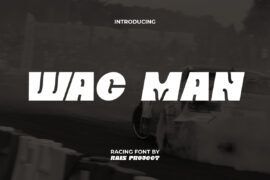 Wac Man Demo Font