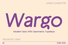 Wargo DEMO Font