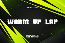 Warm Up Lap Demo Font