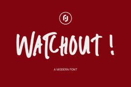 Watchout Demo Font