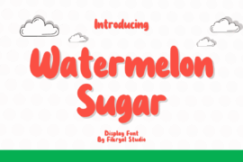 Watermelon Sugar Display Font