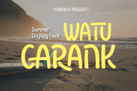 Watu Carank Trial Font
