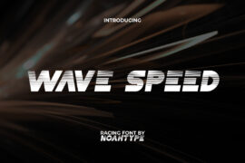 Wave Speed Demo Font