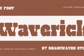 Waverick Demo Font