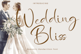 Wedding Bliss-Personal use Font