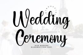 Wedding Ceremony Font