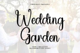 Wedding Garden Font