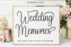 Wedding Memories Font