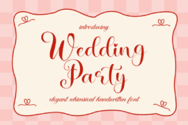 Wedding Party Font