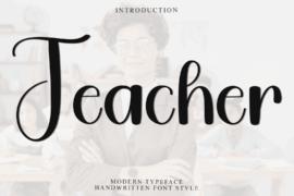 Wedding Teacher Font