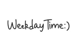 Weekday Time Demo Font