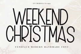 Weekend Christmas Font